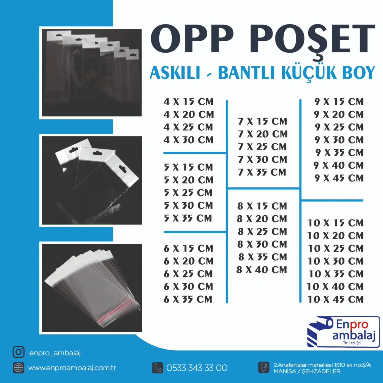 OPP ASKILI BANT POŞET